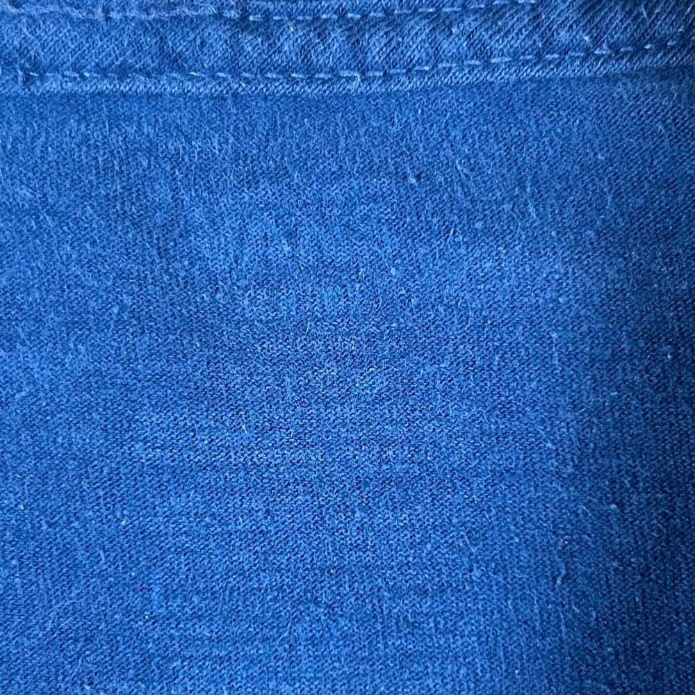 Vans Off The Wall Rainbow Graphic Tee Short Sleeve T-Shirt Blue Womens Size L - Picture 5 of 5
